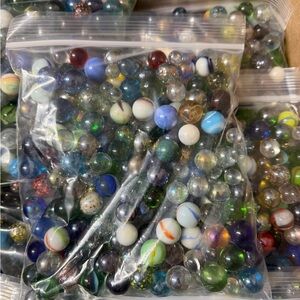 Colorful Glass Marbles Collection